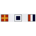 International Code of Signal/ Complete Flag Set w/ Ash Toggles (Size 7)
